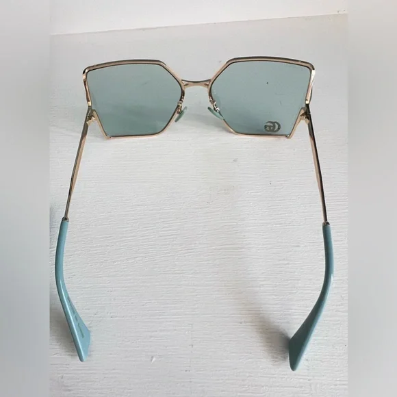 Gucci GG0817S 003 Gold/green 65-17-140 Sunglasses - Picture 11 of 16